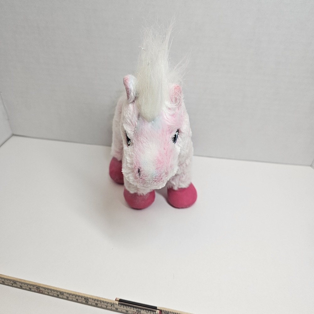 Ganz Webkinz Pink Pony HM117 Plush Stuffed Animal Toy Pink Horse, 7" No Code - Picture 4 of 10